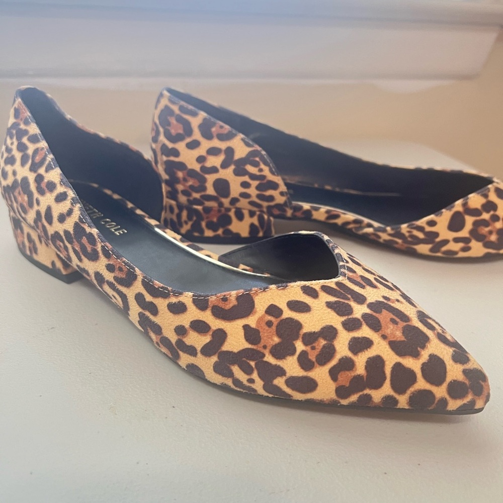 Kenneth Cole New York Animal Print Flats
